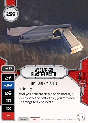 Westar-35 Blaster Pistol